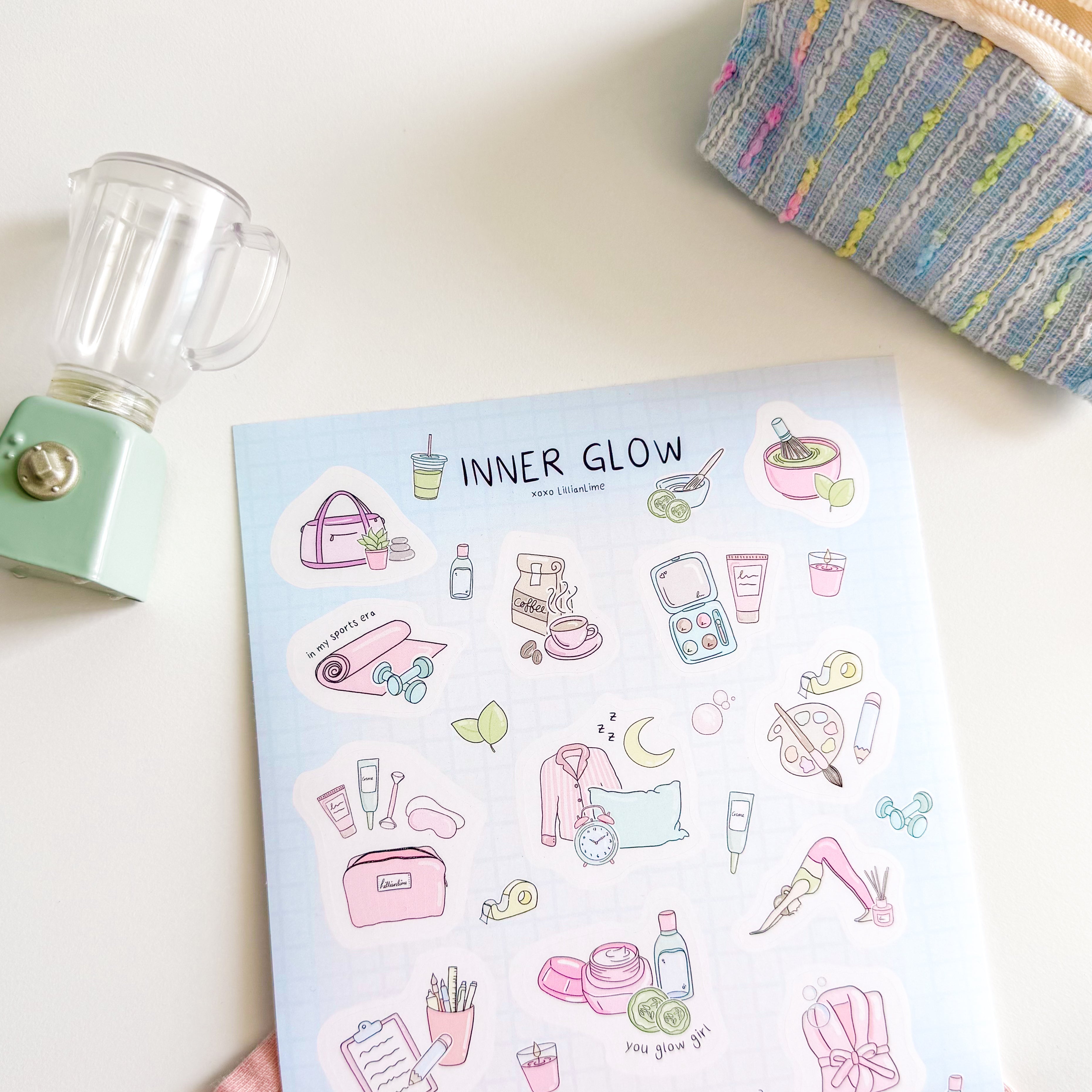 Stickerbogen INNER GLOW