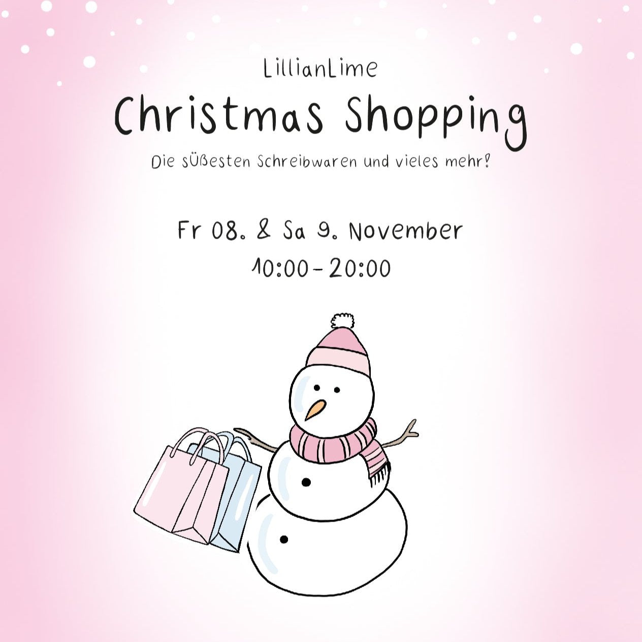 CHRISTMAS SHOPPING Event